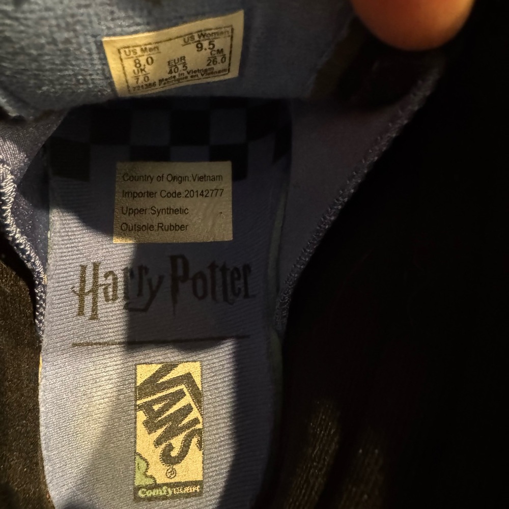Vans x Harry Potter SK8 High Comfycush Transfiguration used no box - Picture 8 of 15
